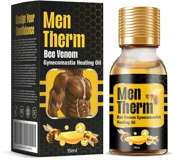 MenTherm Bee Venom Gynecomastia Heating Oil